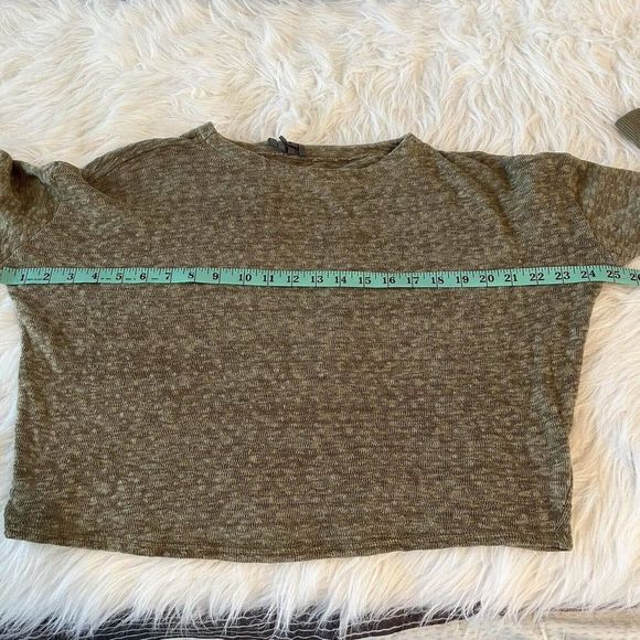Anthropologie Temecula Sweater Pullover Long Sleeve Knit Shirt Size Small Green - Picture 8 of 10
